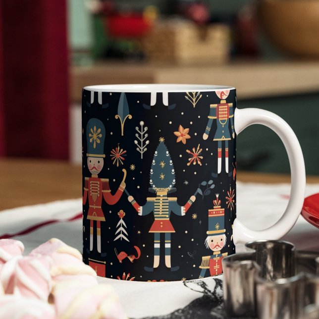 Mug Nutcracker Elegance Festive Motif Collection" (Créateur téléchargé)