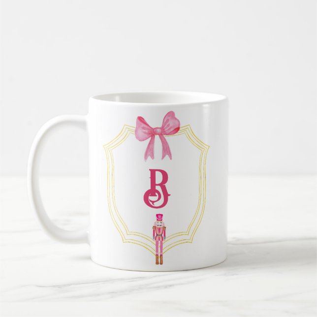 Mug Nutcracker rose personnalisé (Gauche)