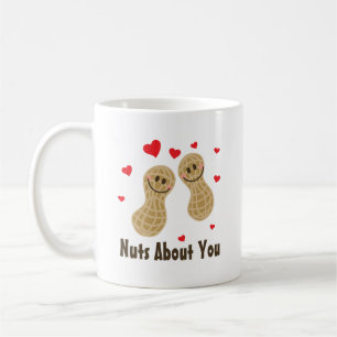 Mug Nuts Sur Vous Cute Peanuts Alimentation Pun Humour