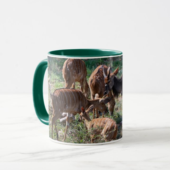 Mug Nyala élégant – Nature africaine (Devant gauche)
