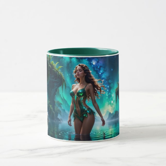 Mug Nymphe de l'eau du lac galactique (Centre)