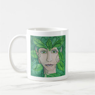 Mug Nymphe vert