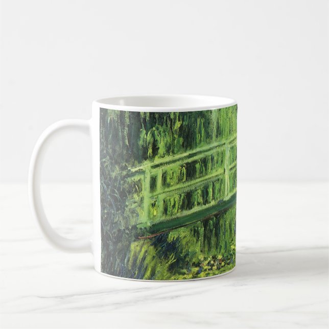 Mug Nymphéas blanches par Claude Monet, Art vintage (Gauche)
