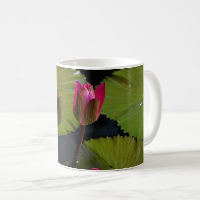 Mug Nymphéas roses (Devant droit)