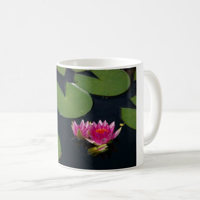 Mug Nymphéas roses (Devant droit)