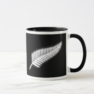 Mug NZ Silver Fern Emblem National Emblem Cadeau Patri