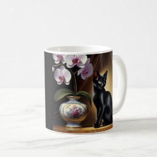 Mug "O Encanto Felino: GCaneca branca clássica, 325 ml