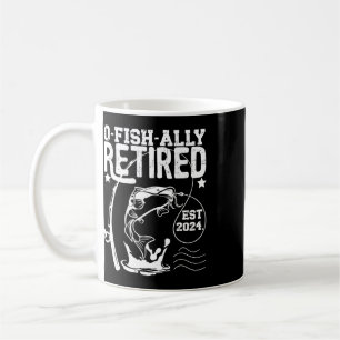 Mug O-fish-ally à la retraite depuis cadeau de pêche à