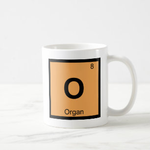 Mug O - Musique d'orgue Chimie Symbole du tableau péri