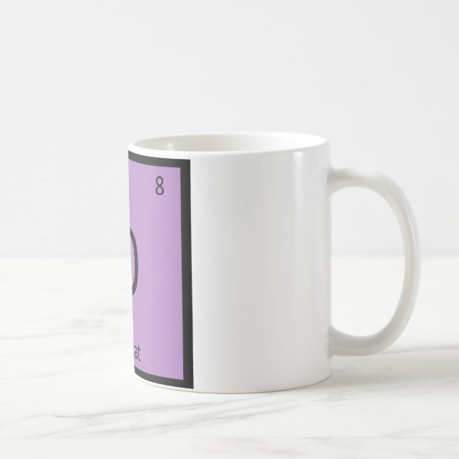 Mug O - Ocicat Chimie Tableau Périodique Élément (Droite)