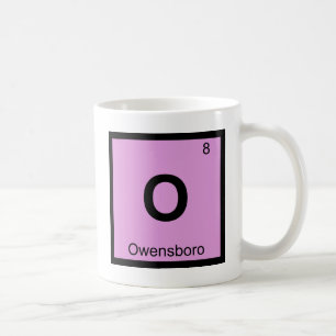 Mug O - Owensboro Kentucky Chimie Tableau Périodique