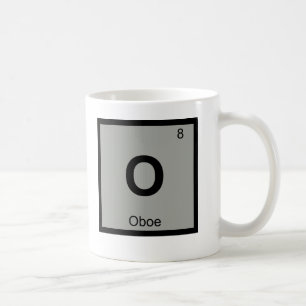Mug O - Symbole de Tableau périodique de chimie de