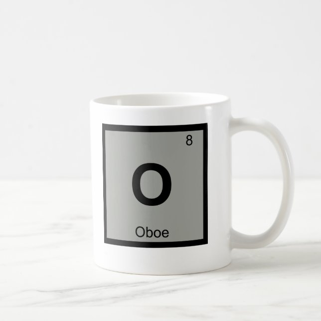 Mug O - Symbole de Tableau périodique de chimie de (Droite)