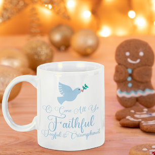 Mug O Venez Tous Votre Fidèle Colombe De Noël Religi
