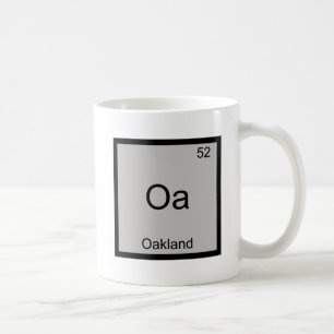 Mug Oa - Chemise Oakland City symbole d'élément de chi