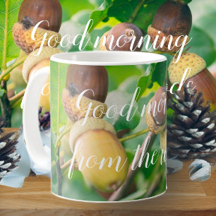 Mug Oak branches with acorns