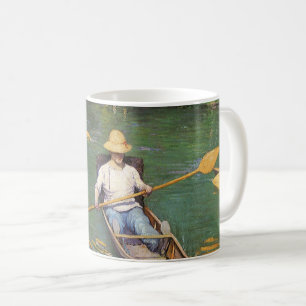 Mug Oarsmen de Gustave Caillebotte, art Vintage