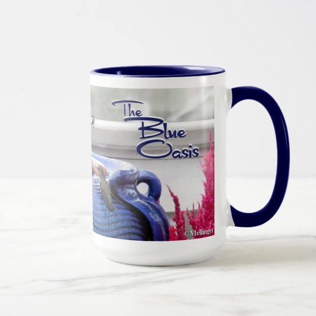Mug Oasis bleu #001 (Droite)