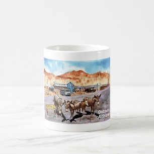 Mug Oatman, Arizona, ânes sauvages