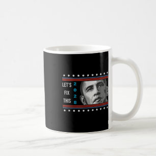 Mug Obama 2028 Manifestation politique patriotique Vin