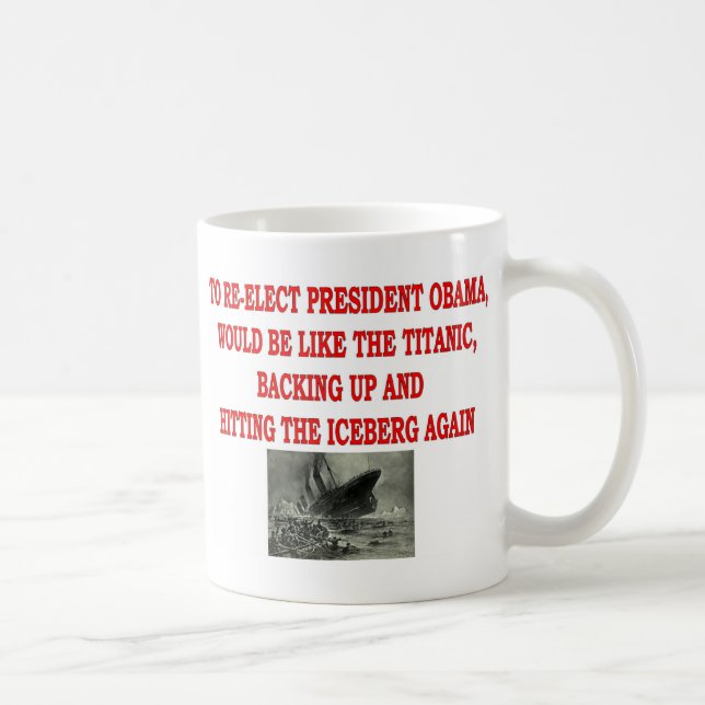 MUG OBAMA ET LE TITANIQUE (Droite)