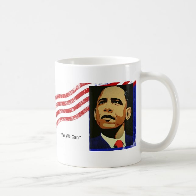 Mug Obama/oui nous pouvons (Droite)