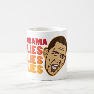 Mug Obama se trouve des mensonges de mensonges