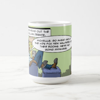 Mug Obama vérifie la discussion républicaine