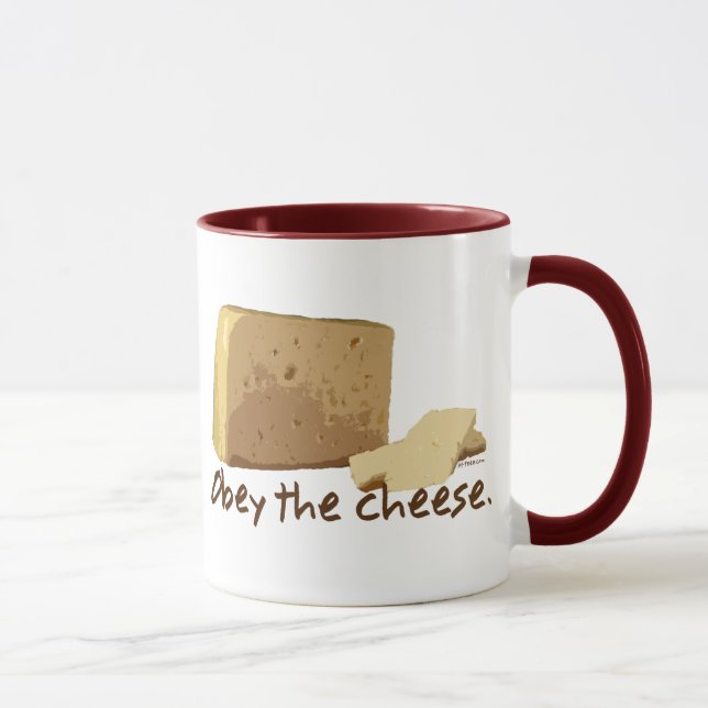 Mug Obéissez le fromage (Droite)