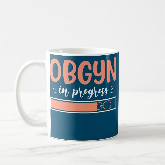 Mug OBGYN En Cours OB Nurse Uterus OB Gyn  (Gauche)