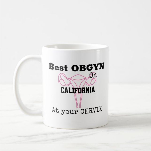 Mug OBGYN Gynécologue obstétricien Humour drôle (Gauche)