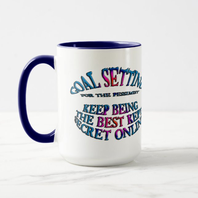 Mug Objectif : Meilleur secret gardé en ligne (Gauche)