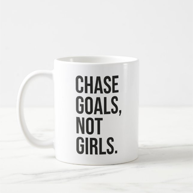 Mug Objectifs de la chasse pas les filles - Gymnase, H (Gauche)