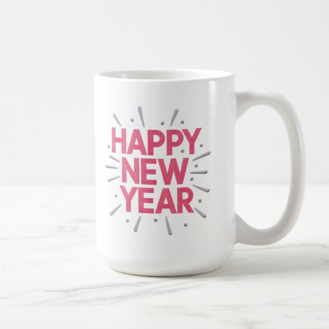 Mug Objectifs de la Nouvelle Année (Droite)