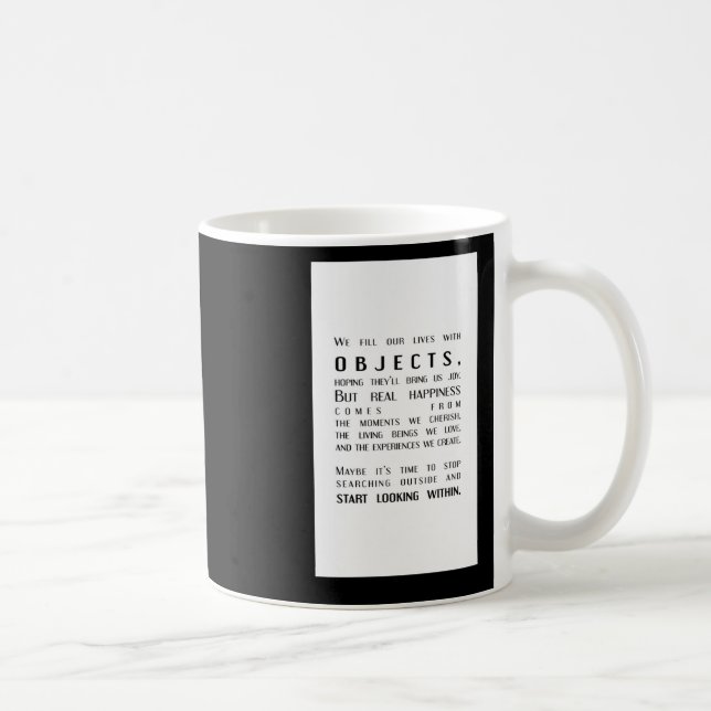Mug Objets Vs. Intérieur Joignez Un Changement En Pers (Droite)