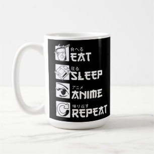 Mug Obs contention pour l'anime : Manger, Dormir, Anim