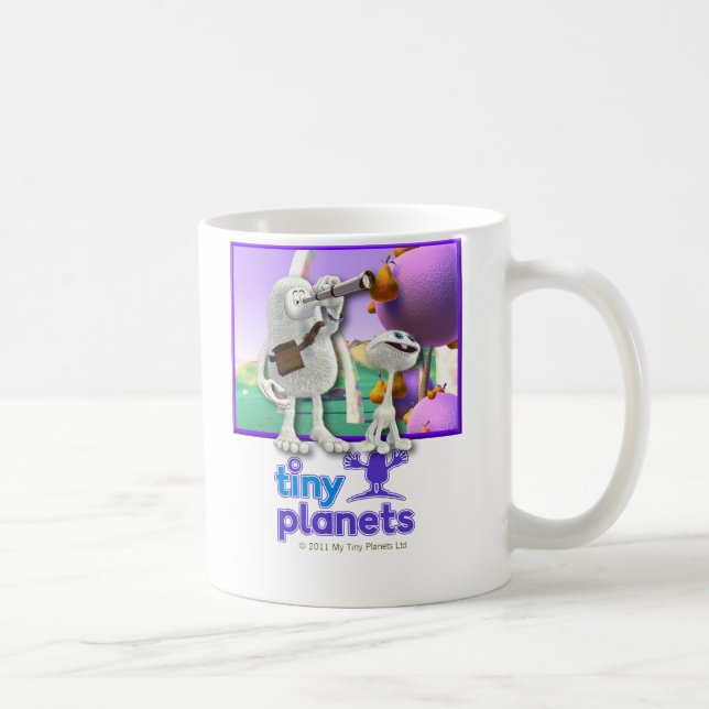 Mug Observateur minuscule de Flocker de planètes (Droite)