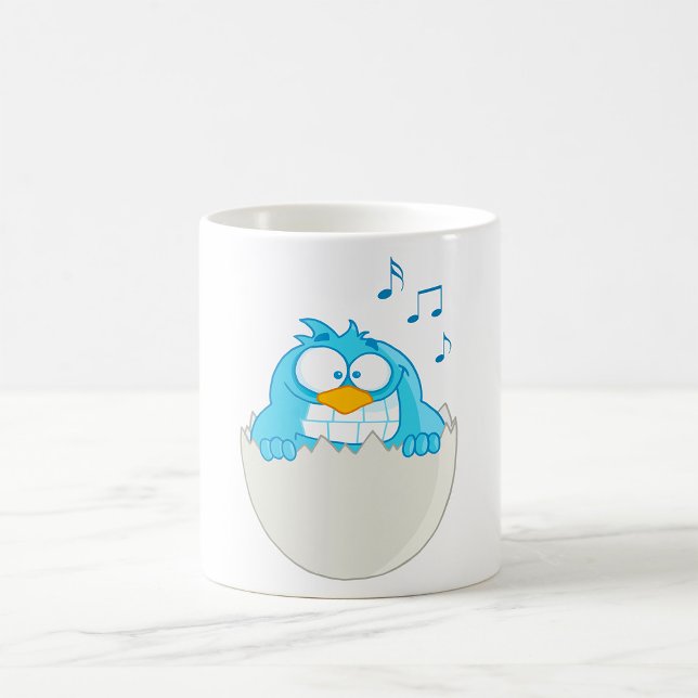 Mug Observation d'oiseaux bleus (Créateur téléchargé)