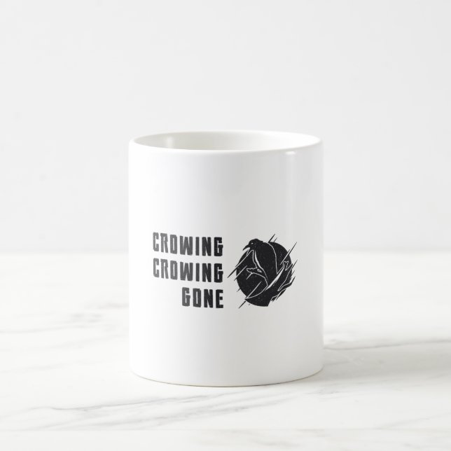 Mug Observation d'oiseaux Le Crowwing Est Parti Funny  (Centre)