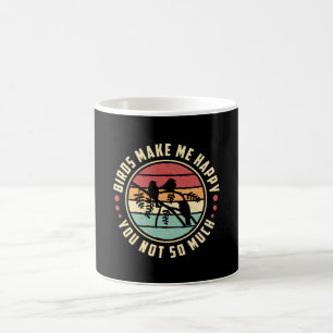 Mug Observation d'oiseaux Les oiseaux me rendent heure