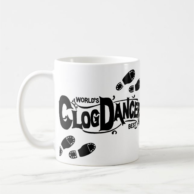 Mug Obstruer vintage de danseur d'entrave (Gauche)