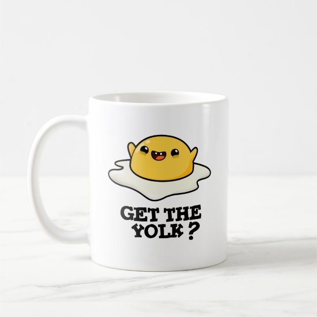 Mug Obtenez le jeu de plaisanterie d'oeufs amusant Yol (Gauche)