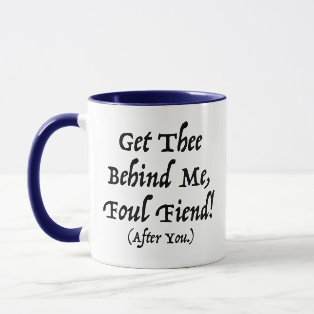 Mug Obtenez Thee derrière moi, démon fétide ! (Après (Gauche)