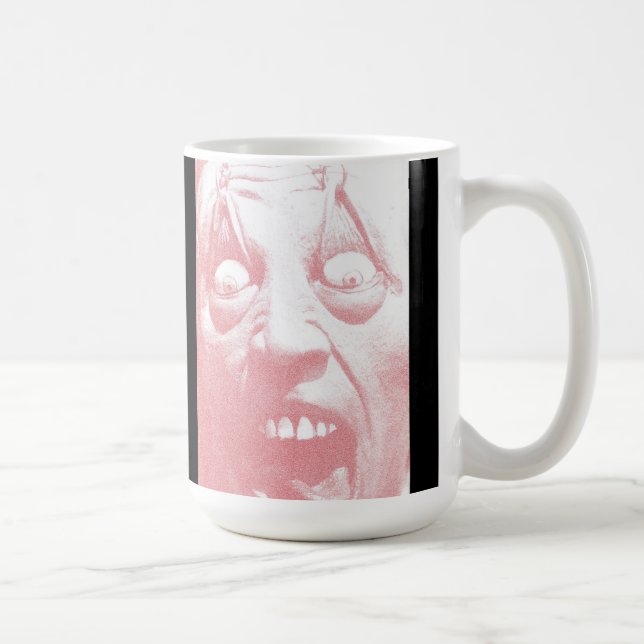 Mug Obtenez une poignée de café visage mal (Droite)