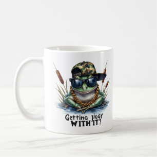 Mug Obtenir Jiggy Funny crapaud Citation graphique