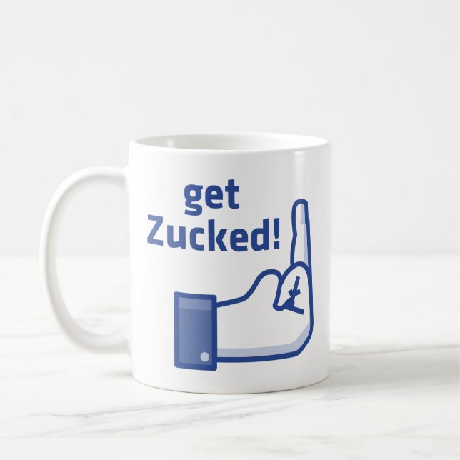 Mug Obtenir Zucked (Gauche)
