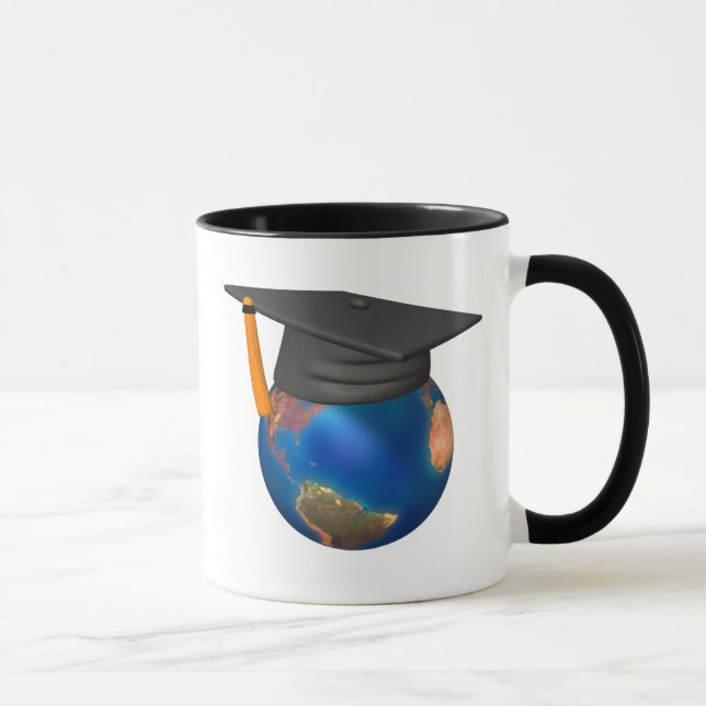 Mug Obtention du diplôme personnalisée (Droite)