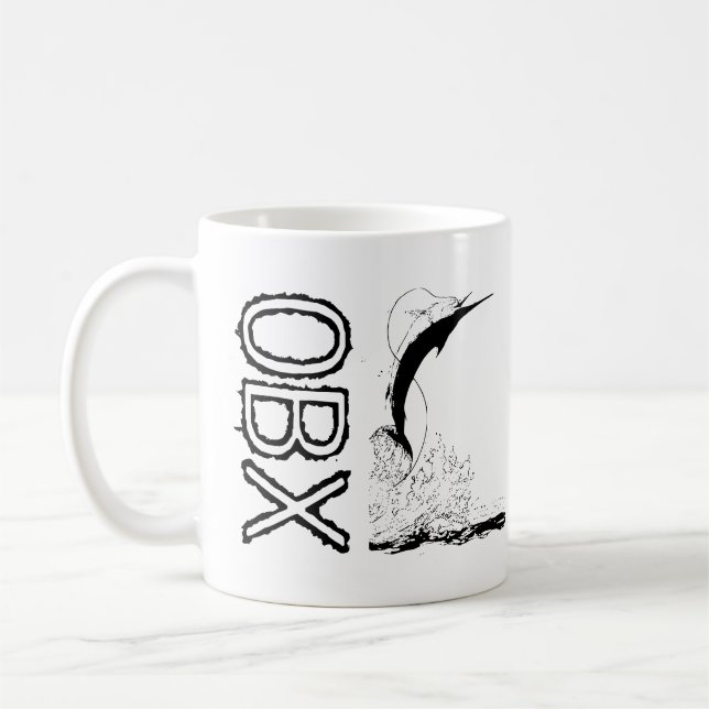 Mug OBX Saltwater Pêche sportive (Gauche)