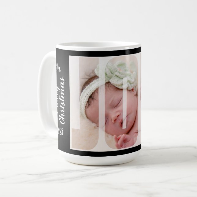 Mug Occasion - photo et noms de do-it-yourself (Devant gauche)