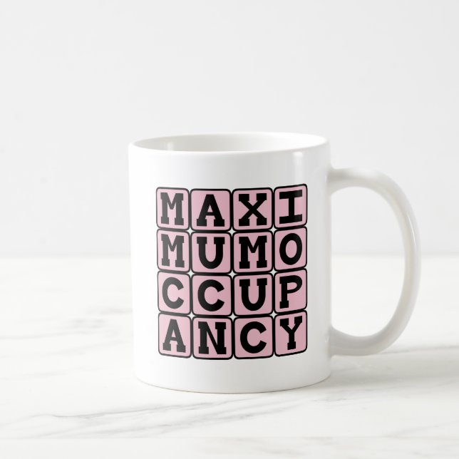 Mug Occupation Maximale, Grossesse Drôle (Droite)